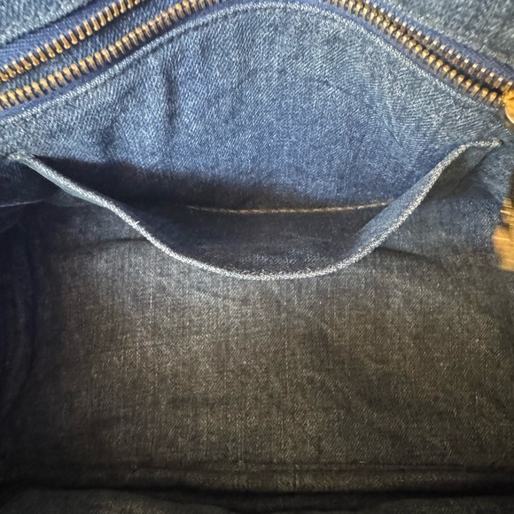 Prada Canapa DENIM Tote Bag Sz 11.5 L x 7.5 H AUTHENTIC,COA done - Picture 13 of 15